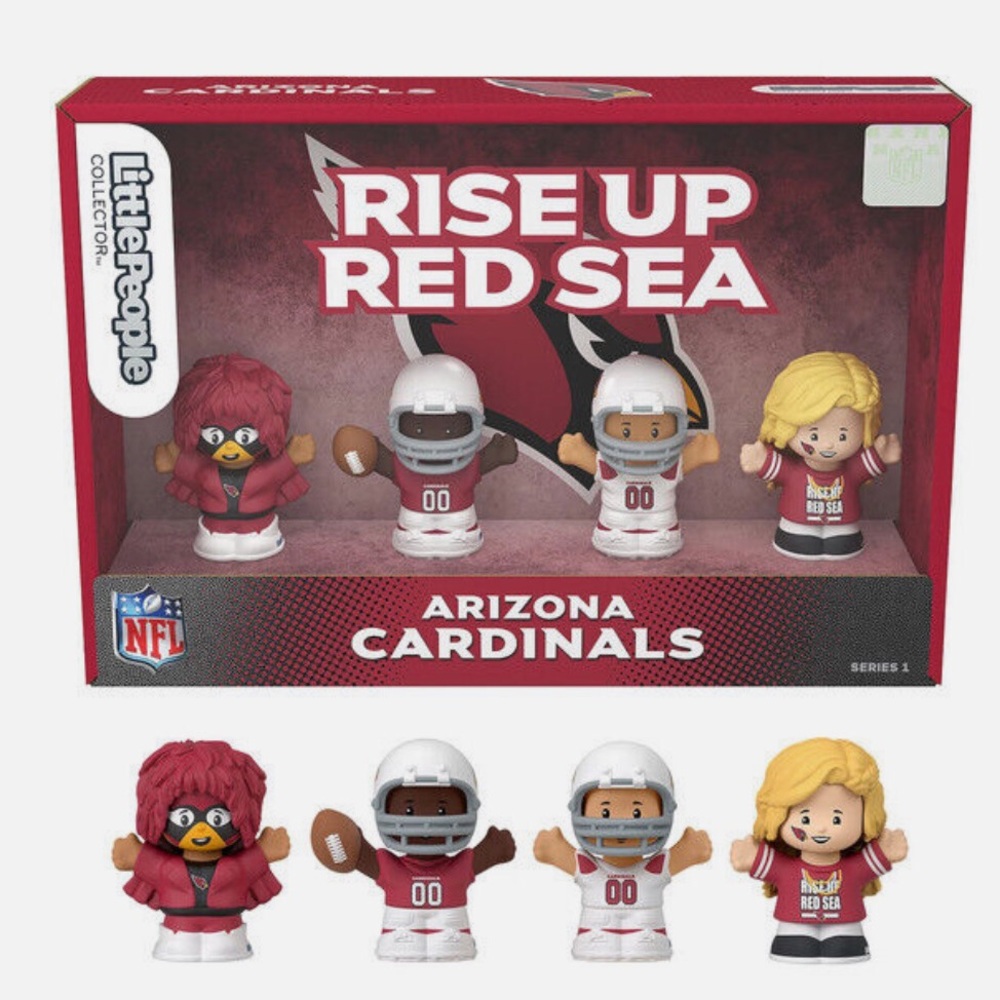 Fisher-Price Little People Collector NFL Arizona Cardinals Series 1 Set